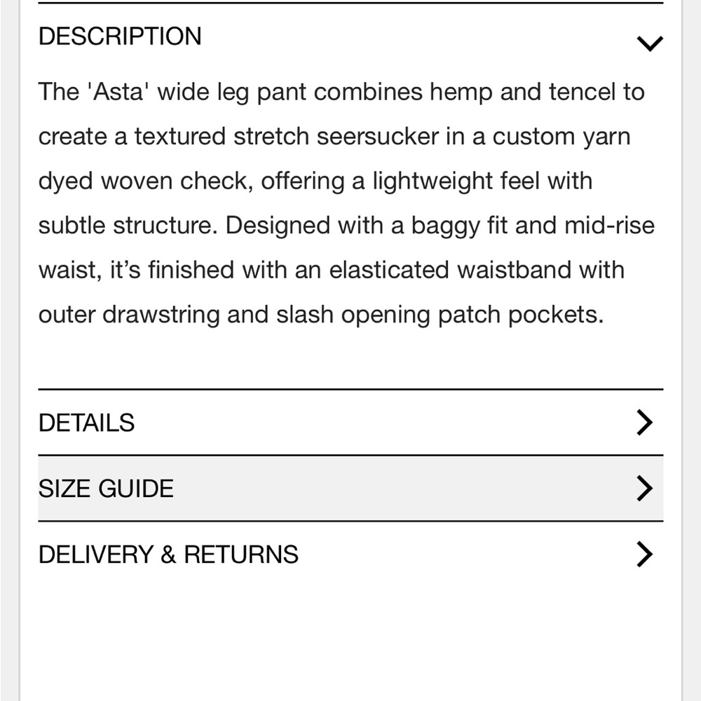 Afends seersucker wide leg pants - Picture 4 of 6